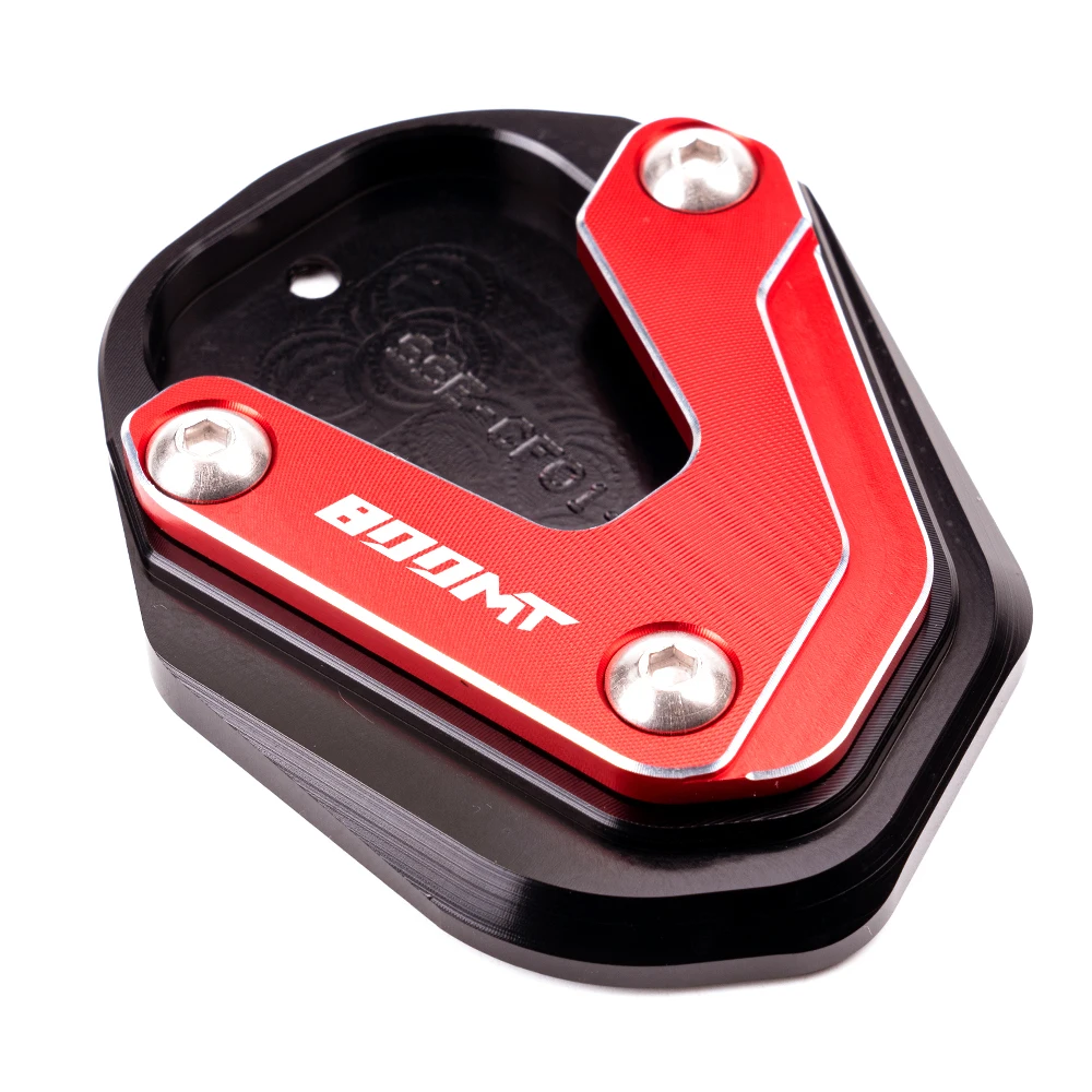 Enhanced Motorcycle CNC Kickstand Foot Side Stand Enlarger Pad Support Plate