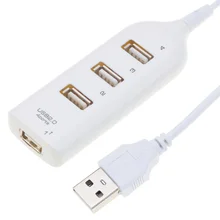 Mini computador periféricos acessórios usb 2.0 4 portas divisor de alta velocidade hub adaptador usb hub para computador portátil portátil receptor