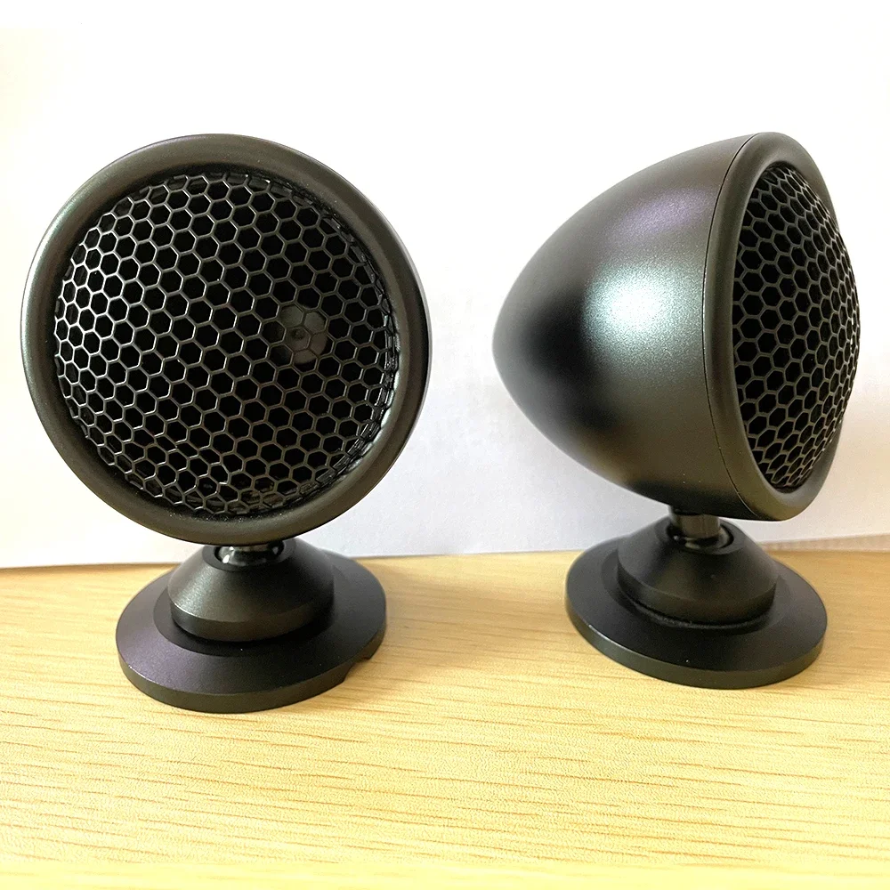 Audio Base Aluminium Metal Tweeter Speaker Boxes Install Set for Car