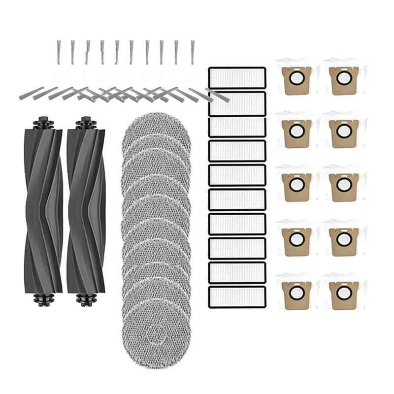 

For Dreame Bot L20 Ultra / X20 Pro Robot Vacuums Mop Cloths Rags Hepa Filter Dust Bags Parts Accessories 1Set