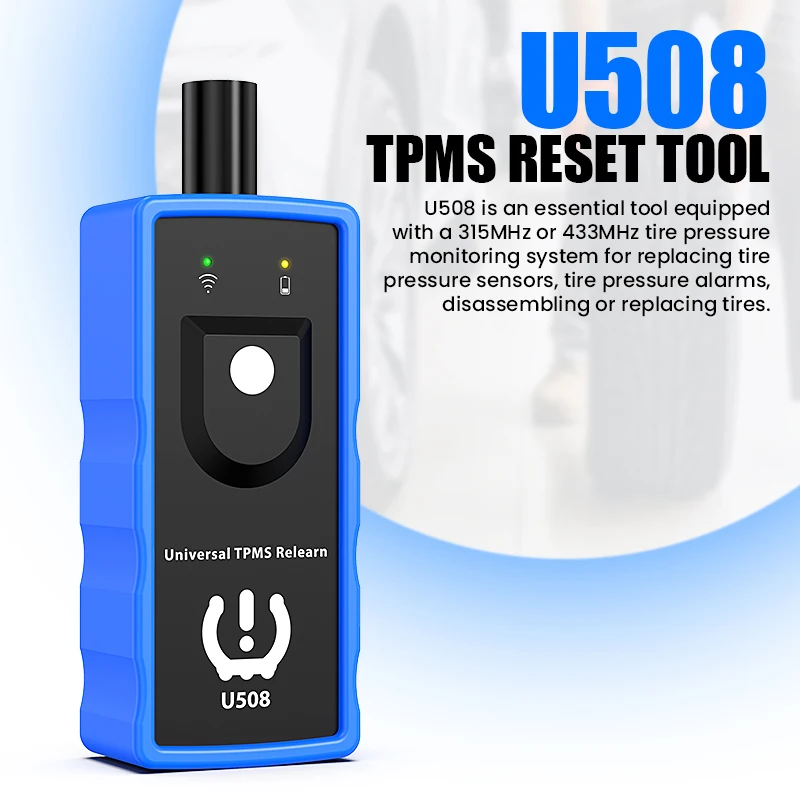Universal Car TPMS Reset Tool U508 Tire Pressure Monitoring Sensor Tool For Ford Opel Jeep GMC BMW Chevrolet Free shipping