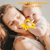 Banana Baby Silicone Training Toothbrush, BPA Free Safe Toddle Teether Chew Toys, Teething Ring Silicone Chew Dental Care Toot 4