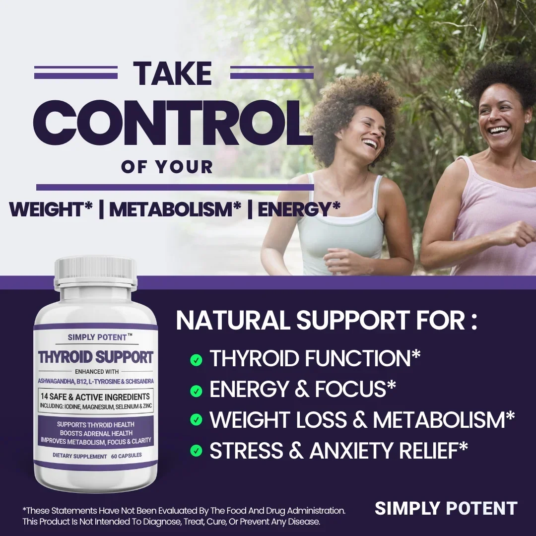 Thyroid And Adrenal Support Supplement With Iodine And Ashwagandha_voghion.com