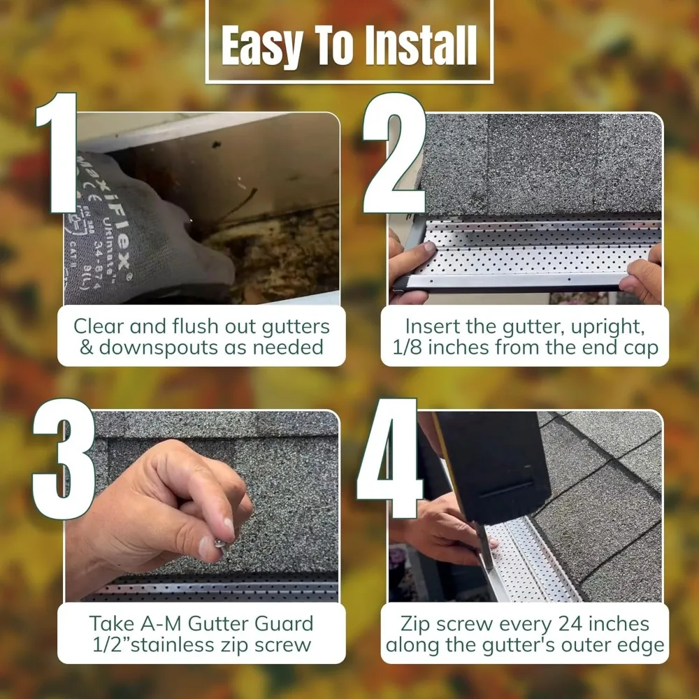 Guard Gutter Guards-Aluminum 5" (200 Feet, Mill Finish) Guard