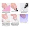 UV/LED Nail Tips Glue Gel  for False Nails UV Strong Ahesive Solid Tube Nail Tip Glue Gel Polish Bonder Manicure Supplies 6