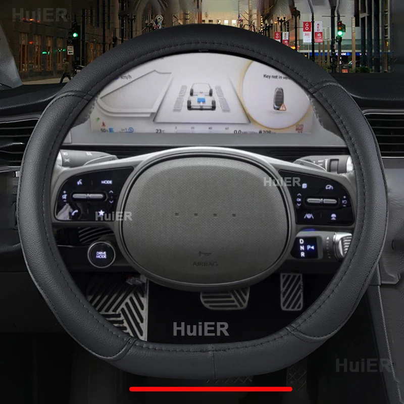 Premium D-Type Flat Bottom Steering Wheel Cover Wrap - Ultimate Protection Accessory
