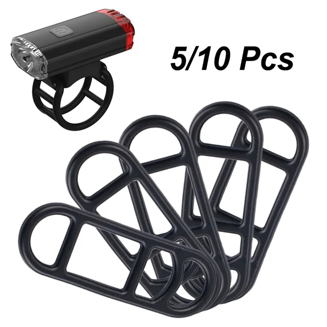 10 Cinturini In Silicone Per Luci Bici - Elastici Leggeri, Per Fissare Fari E Accessori - Ideali Per Ciclismo E Outdoor - Foto 12