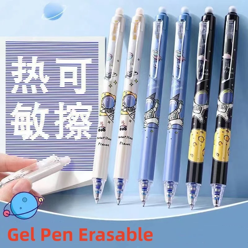 kawaii Gel pen Erasable Pen Suitable Refills Creative Drawing Tools Gel Pen Sets School Office Stationery 0.5mm Magic Erasable 2