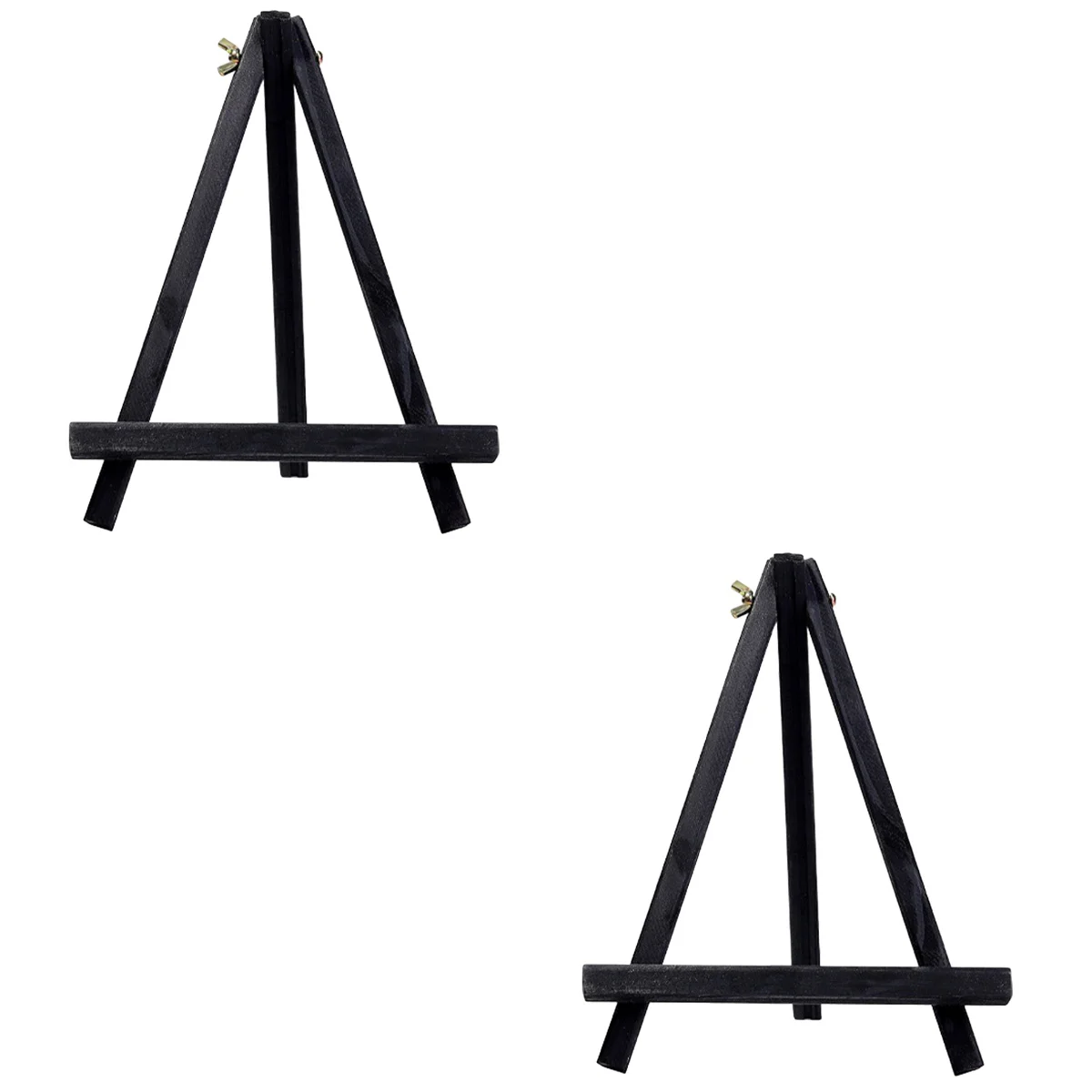 

2 Pack Mini Easel Wooden Painting Easels Mobile Phone Holder Canvas Stand Artist Picture Child Drawing