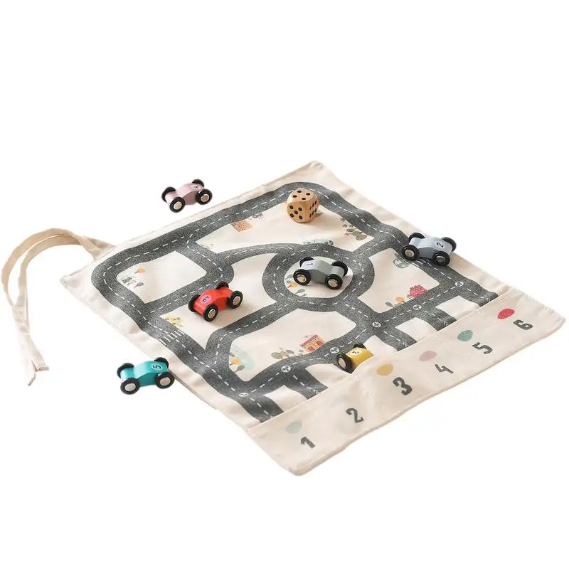 

Kids Wooden Car Toys Educational Toys Driving And Parking Board Game Tabletop Games With Parent-Child Interaction Flying Chess