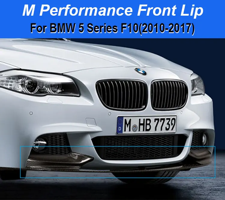 

Carbon Fiber M Sport M Tech Front Bumper Lip Splitter Rear Diffuser Spoiler For BMW 5 Series F10 F11 2012-2017 520i 523i 528i