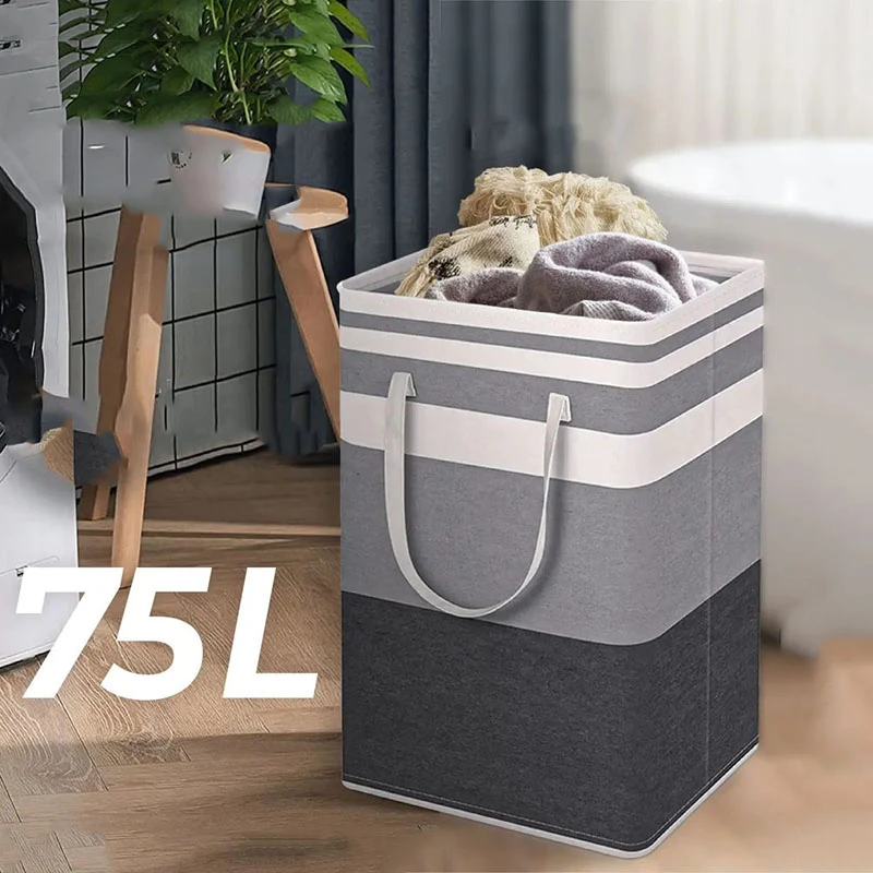 Laundry Basket Dirty Cloth Bag Large Capacity Laundry Hamper with Handle Portable  Laundry Bag Multipurpose Clothes Storage - AliExpress