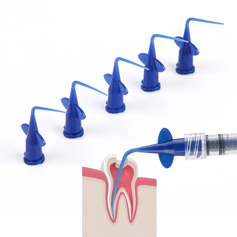 50pcs/Pack Dental Disposable Syringe Tip Endo Irrigation Root Canal