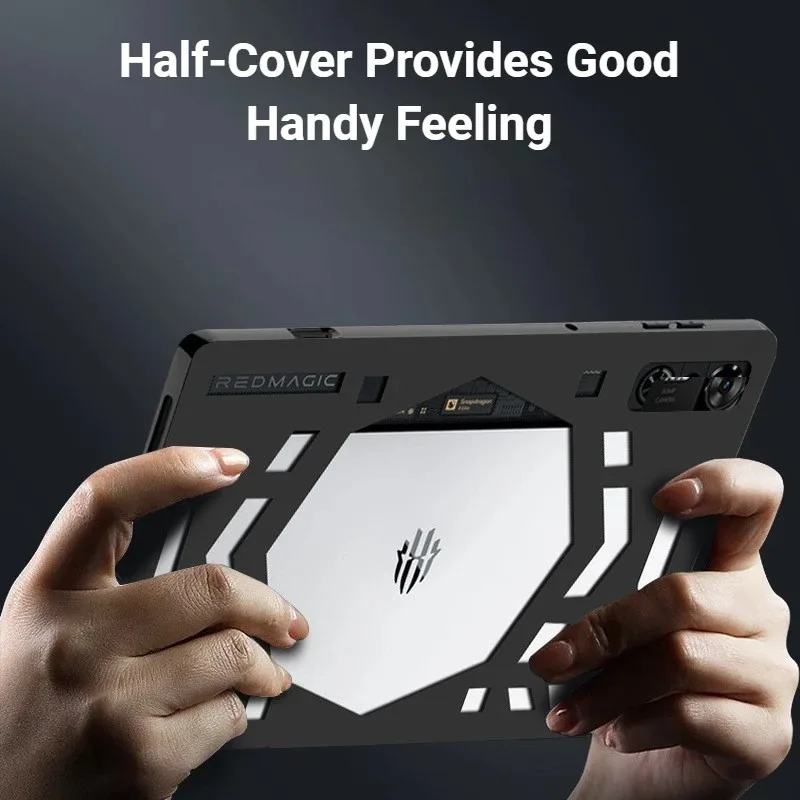 Sleek Hollow Cooling TPU Back Cover for Gaming Tablets - Shockproof and Slim Design