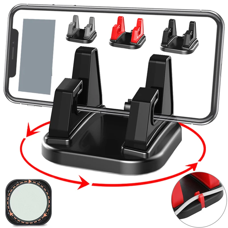 

Приклеивающийся кронштейн для приборной панели автомобиля с вращением на 360 градусов, автомобильные крепления, аксессуары для интерьера