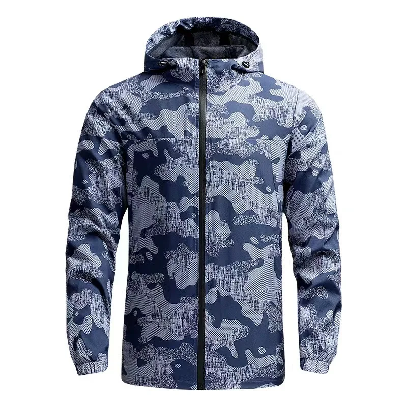Windproof Motorcycle Jacket Men's Downhill Cycling Jackets Mtb Breathable Bicycle Clothing Mountain Bike Jersey Camouflage Wear