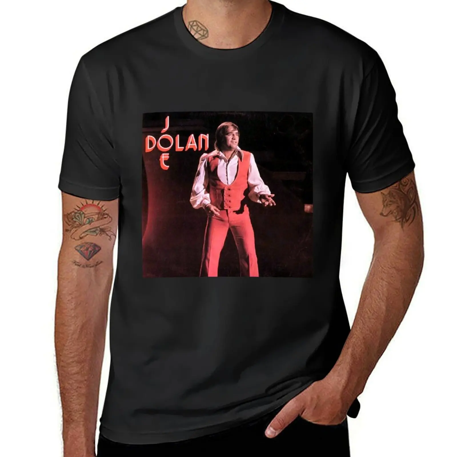 

Joe Dolan Red Contrast Art Design T-Shirt funnys new edition sublime tshirts for men