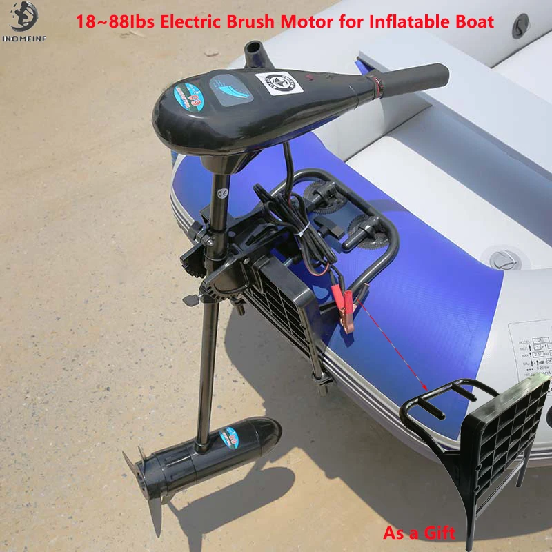 18 ~ 88Ibs Elettrico Traina Motore Gommone Motore Elettrico Spazzolato Fuoribordo Per Barca Da Pesca Gommone Elica Della Nave