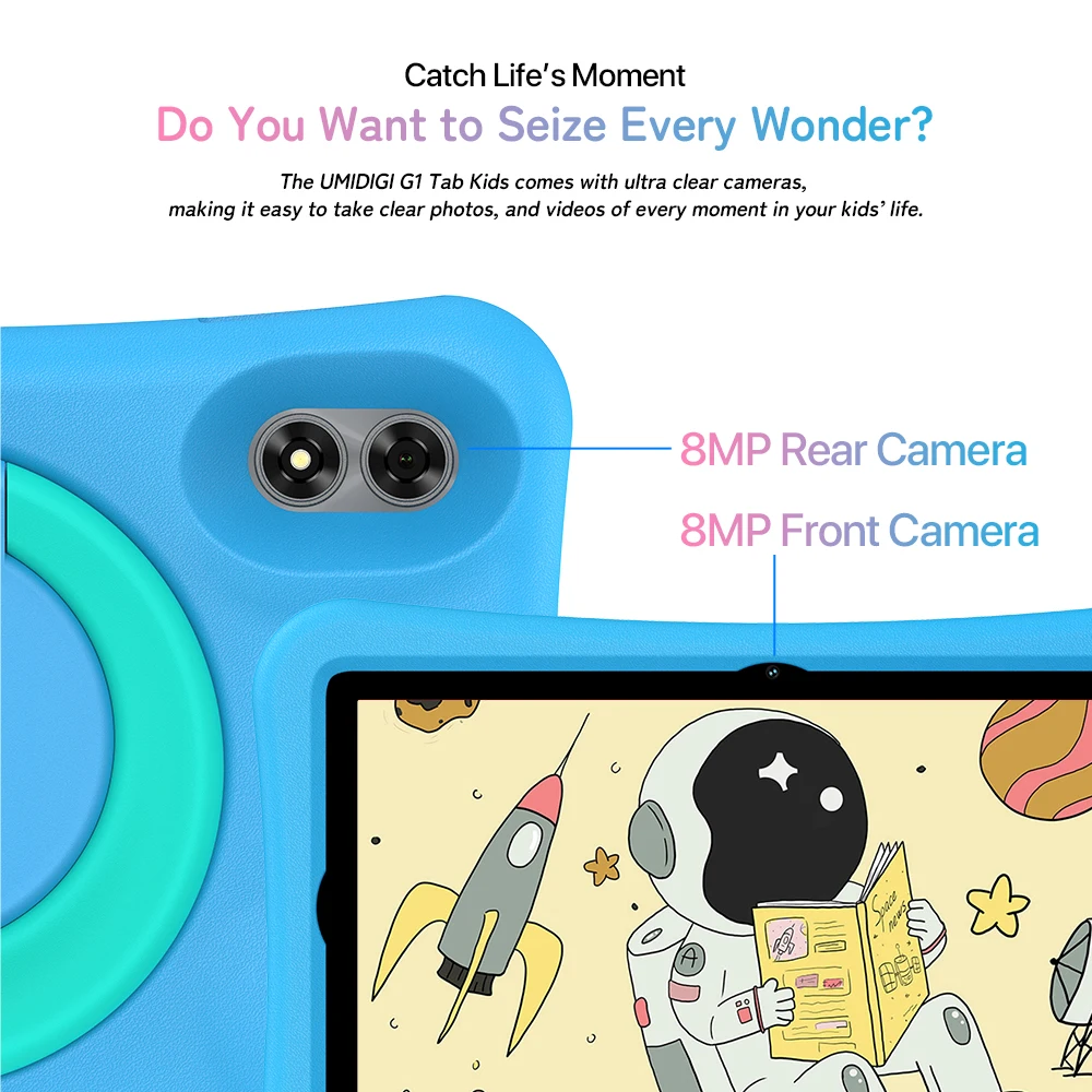 UMIDIGI G1 Tab Kids Tablet Android 14 Tablet for Kids 7(3+4) GB RAM 32GB (TF 1TB)ROM 8 inch 5000mAh, Shockproof Case Kids, App 4