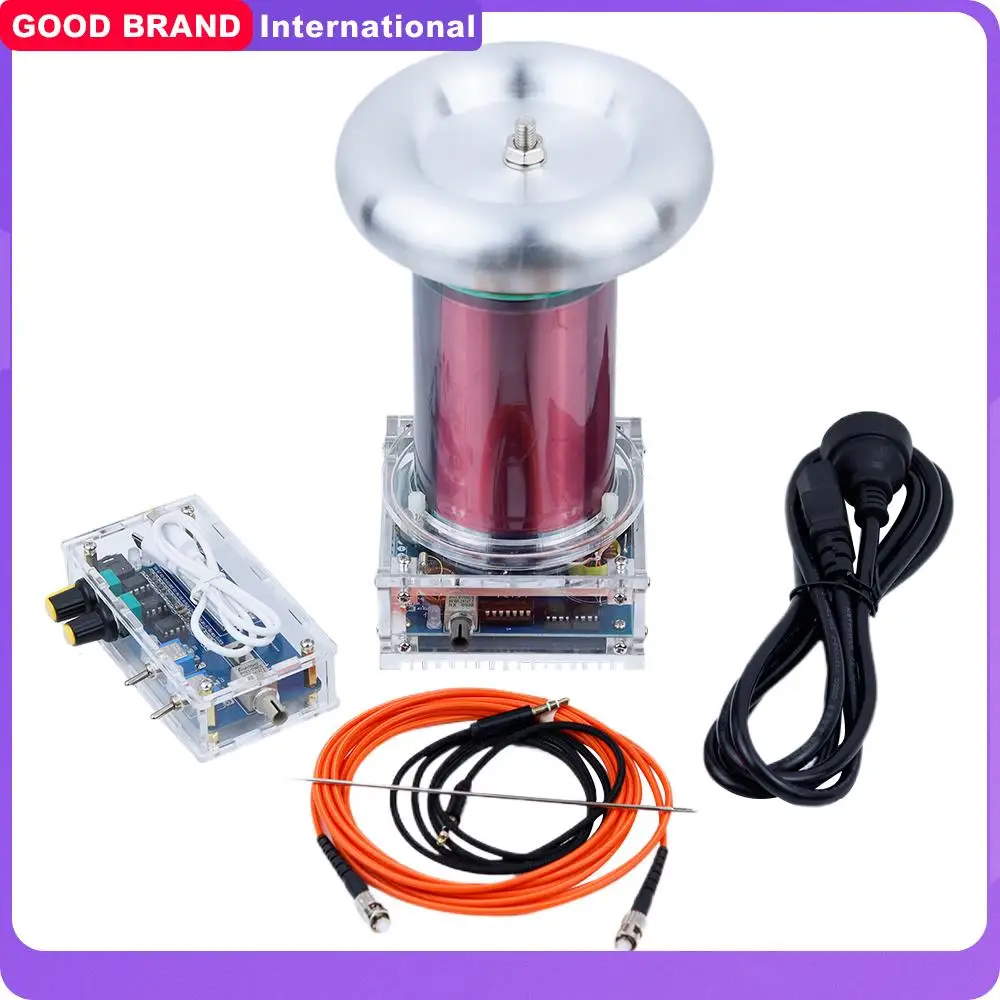 

AC110-240V SSTC Music Tesla Coil DIY Finished High Frequency Generator 250W Arc Length 20cm