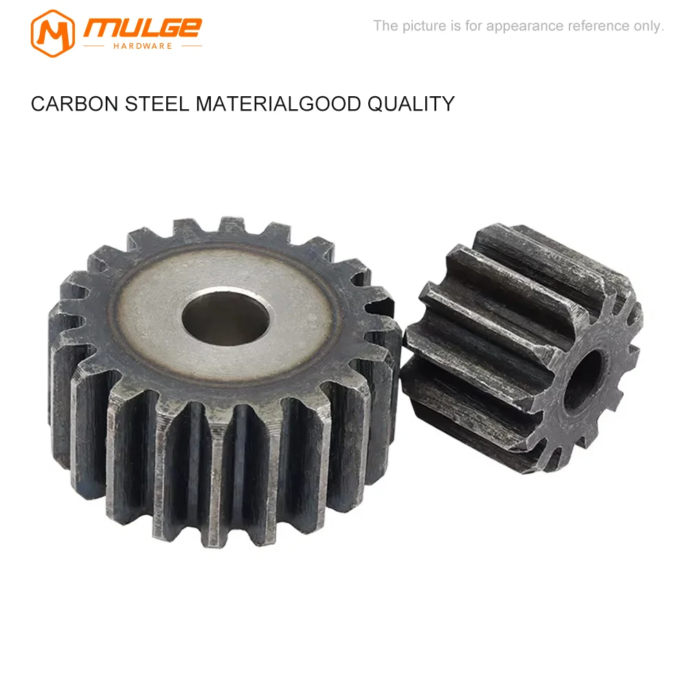 Spur Gear 1.5M-24T/25T/26T/27T~30T/31T/32T/33Teeth SC45# Carbon Steel Material Cylindrical Gear High Frequency Quenching Teeth