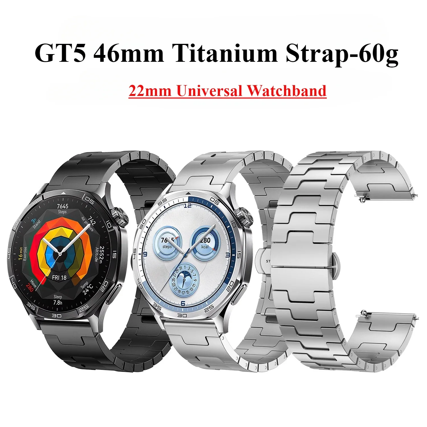 Ultra-Light Titanium Alloy Watch Strap - Premium Waterproof & Breathable Wristband Replacement