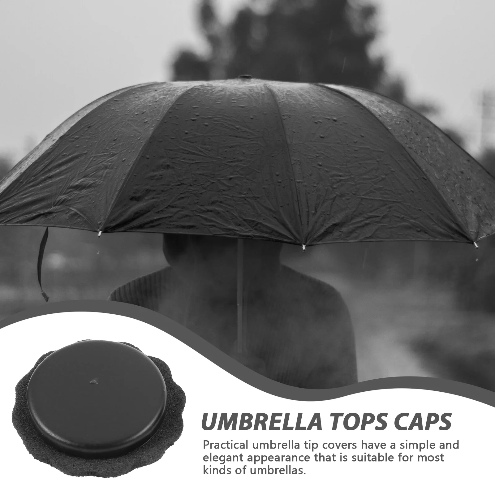 Folding umbrella cane Umbrella Cap Tip Folding Umbrellas Replacement Umbrella Tip Protector umbrella repair accessories