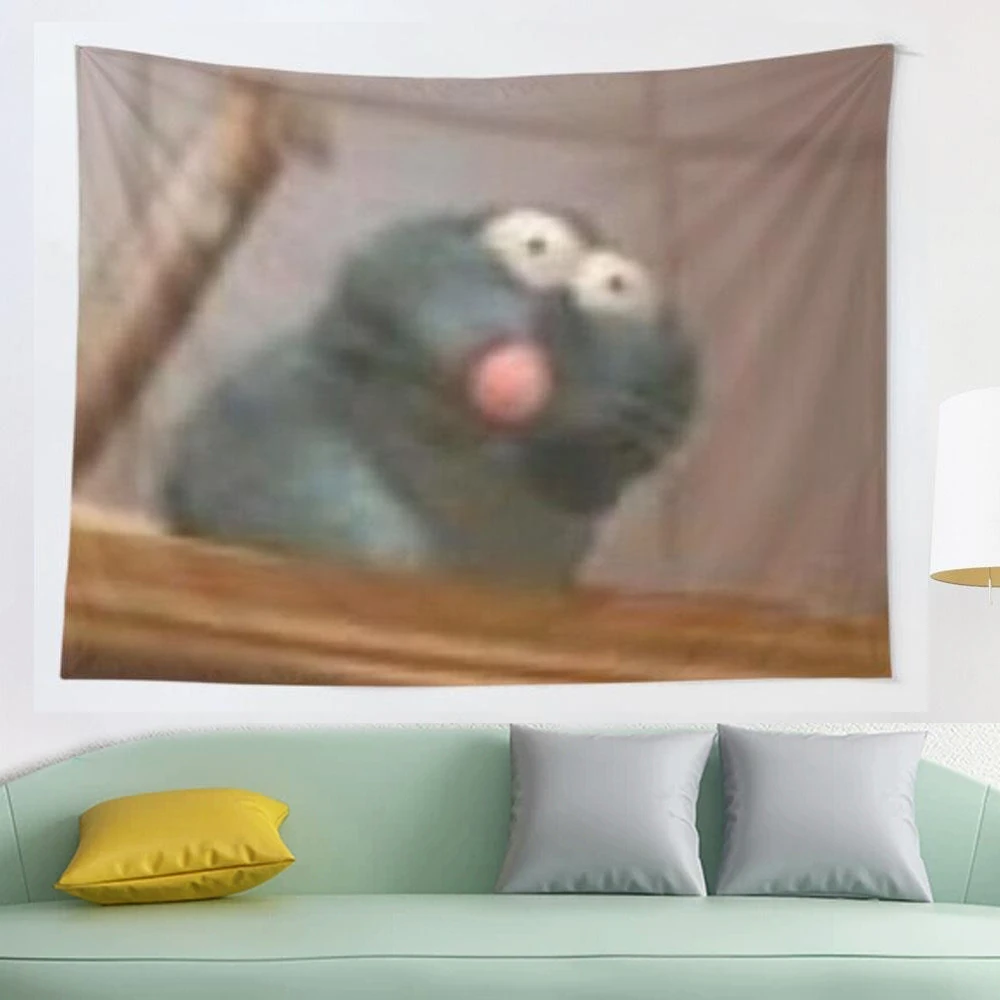 Ratatouille Tapestry Wall Tapestry Wall Hanging Wall Art Coverlet Bedding Coperta Sheet Throw Furniture Yoga Mat