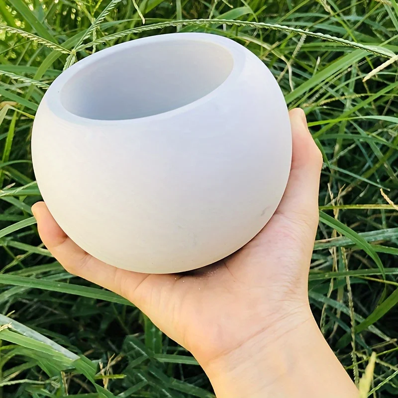Flower Pot Silicone Mold Succulent Flower Pot Storage Box Gypsum Concrete Mold