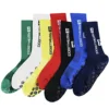 4/1Pair New Style FS Football Socks Round Silicone Suction Cup Grip Anti Slip Soccer Socks Sports Men Women Baseball Rugby Sock