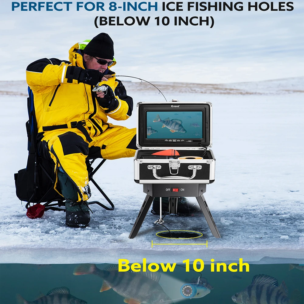 Eyoyo Ice Fishing Holes Positioner And Fish Finder Kit Remote