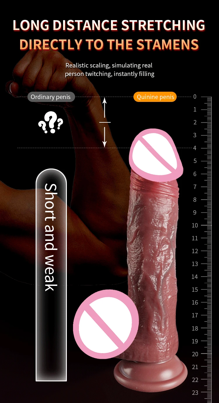 Wireless Remote Control Realistic Dildo Female Masturbation Sex Toys Adult Telescoping Vibrators Vagina Anal Vibrator for Women