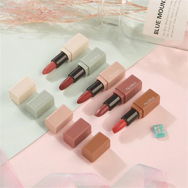 5 Gift Box Sets Velvet Lipstick Waterproof Lipstick Set Lips Makeup  Cosmetics Natural Red Lip Tint Long-lasting Beauty Products - AliExpress