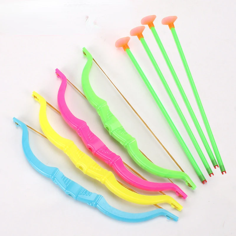 

27CM Medium-sized Plastic Bow and Arrow Simulation Shooting Children's Bow and Arrow Puzzle Toy