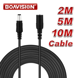DC Power Extension Cable - 12 Volt 5.5x2.1mm Cord Extender for CCTV Security Cameras