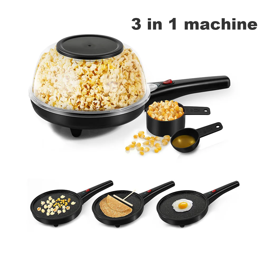 VEVOR Machine à Pop Corn 300 W, Appareil à Pop-corn De