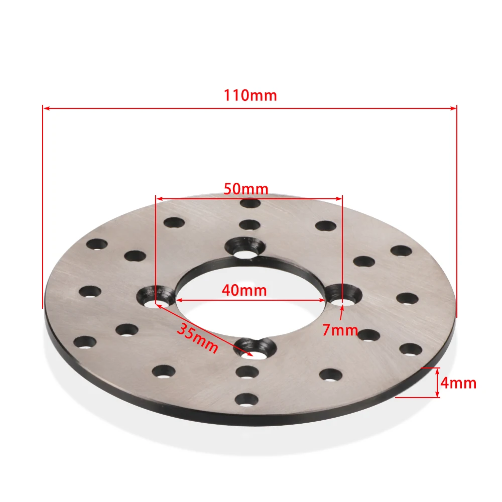 Stahl 110mm Ront Rad Scheibenbremsscheibe Für 50cc-125cc Quad Go Kart ATV Buggy Dirt Pit Bike Kinder ATV Teile Motorrad Zubehör – Detail 6