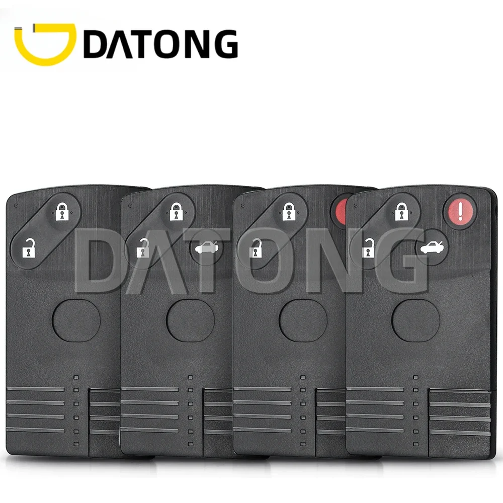 

Datong 2/3/4BNT Remote Smart Key Card Car Key Shell For Mazda 5 6 CX-7 CX-9 Premacy Miata 8 RX8 MX5 M8 Case Cover Uncut Blade