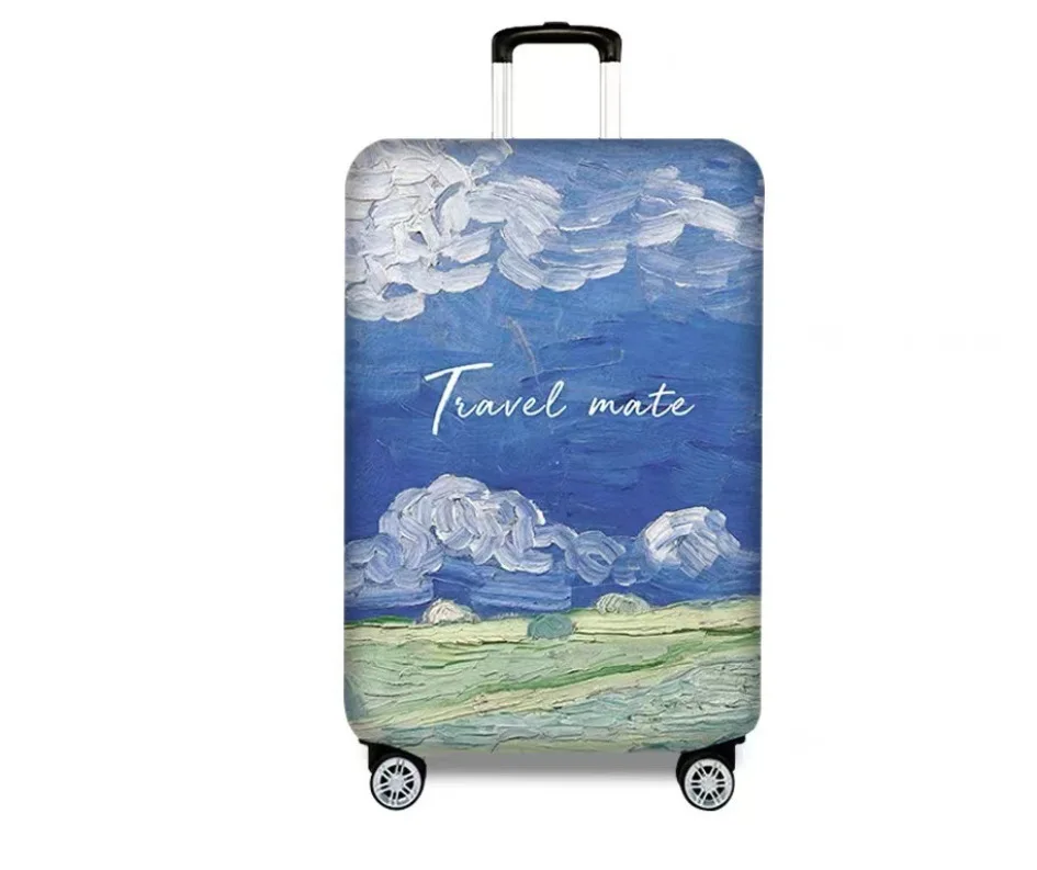thumbnail image 1 of Funda protectora para equipaje de viaje, resistente al polvo, con cremallera, adecuada para maletas de 18 a 32 pulgadas, funda protectora para carrito, accesorios de viaje, 1 of 5
