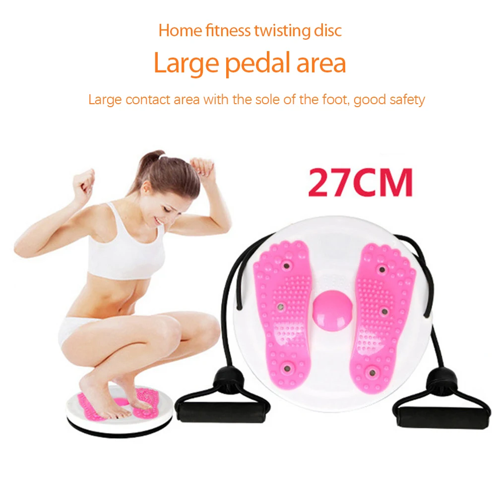 

Women Home Lose Weight Waist Disc Balance Board Plate Rotate Relax Workout Bodybuilding Foot Massage