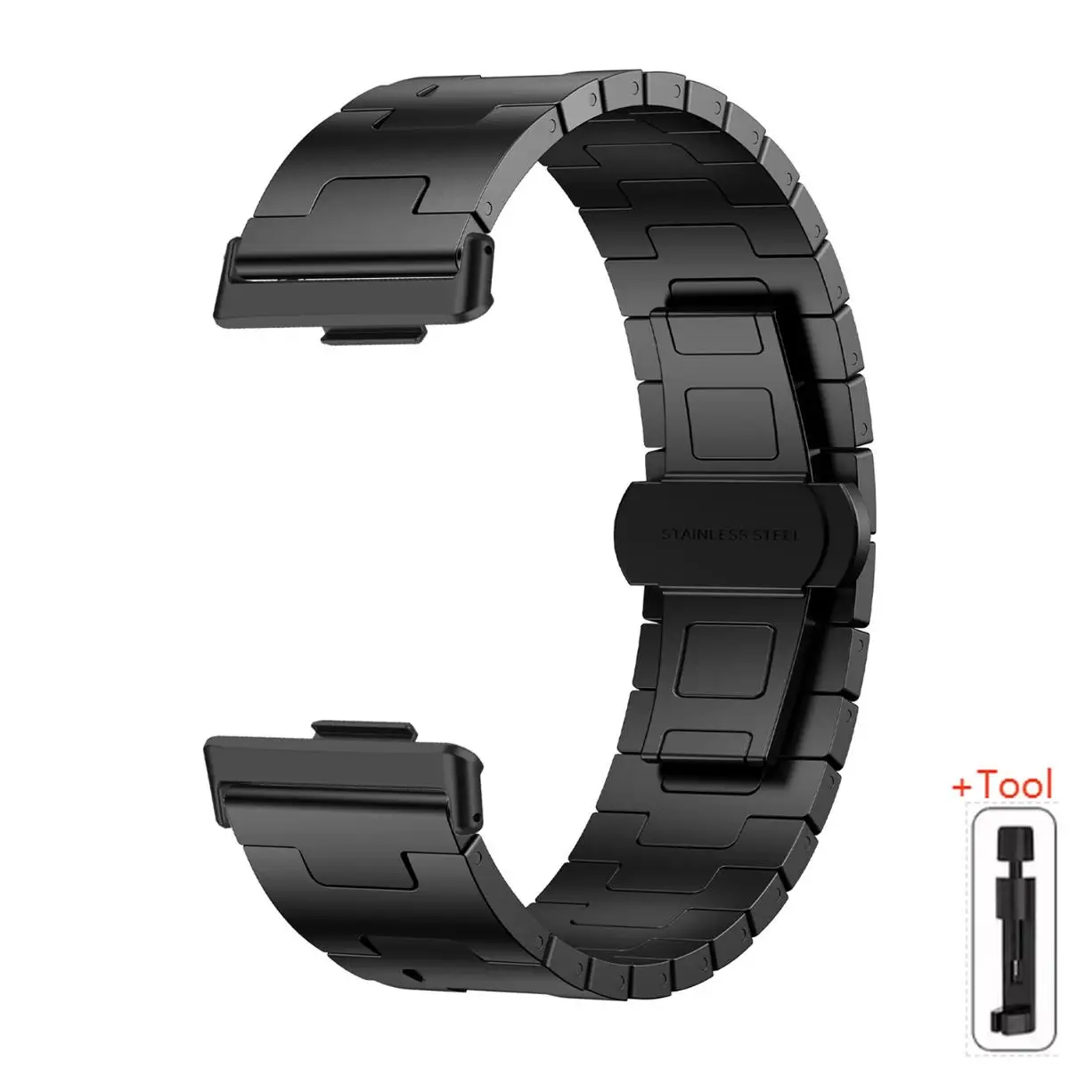 Luxury Titanium Strap with Metal Folding Clasp