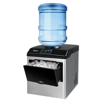 25KG Ice Maker Electric Commercial Ice Cube Maker Small Household Multifunctional Bottled Water Automatic English Panel 2