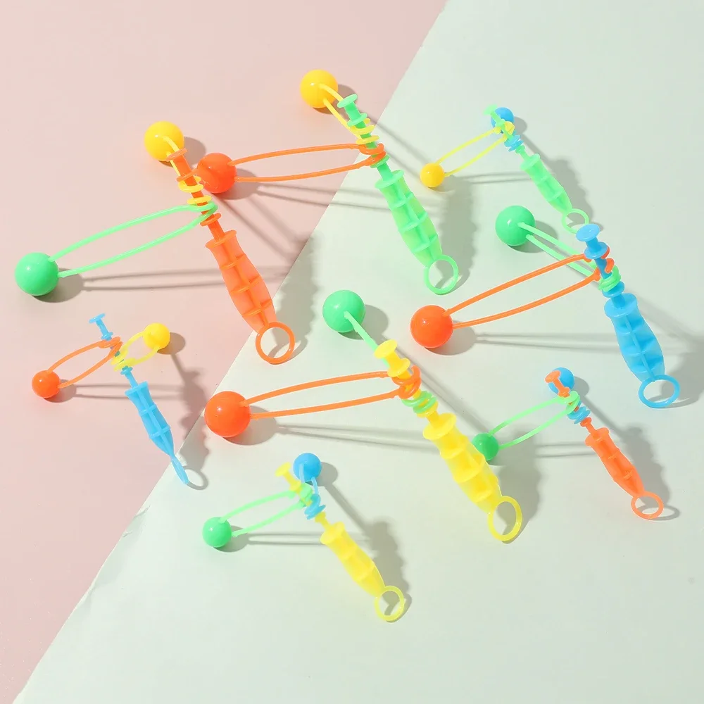 Plastic Touch Balls Click Clacker Ball Toy Hand Shaking Double Balls Kids Novelty Stress Reliever Toys Party Favor Gift 1/3/5Pcs