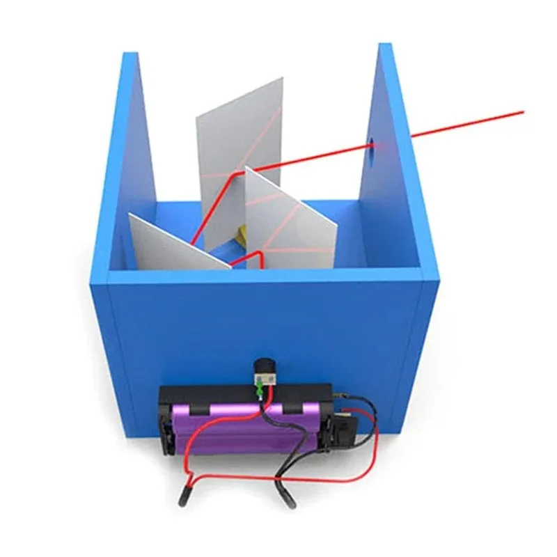 물리학 교육 도구 어린이 DIY 수제 재료 팩 빛 반사 굴절 과학 실험 장비 물리학