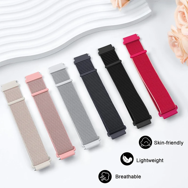 Nylon Sport Loop Band 18mm Quick Release Watch Strap Bracelet