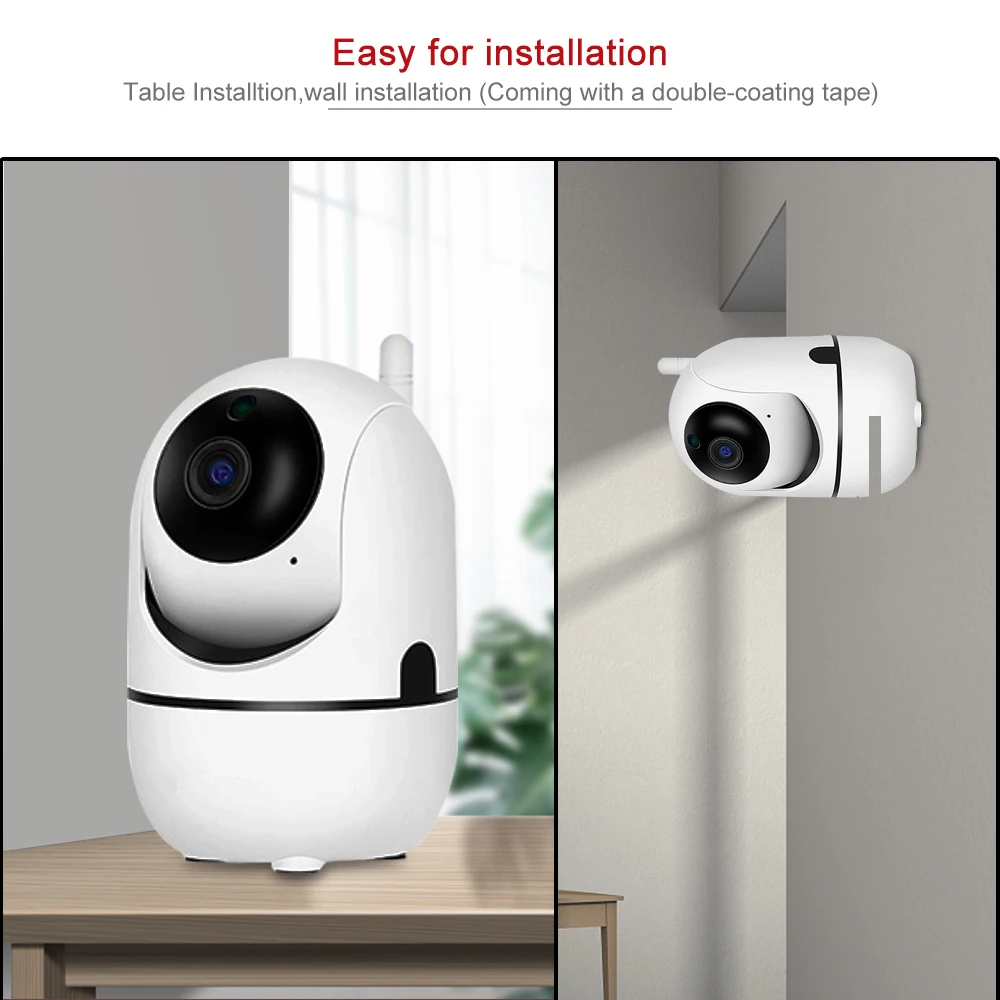 Anpviz 1080P Mini PTZ Camera Wifi Indoor Smart Baby Monitor Support 5G Wifi Auto Tracking YIIOT App View wireless baby monitor,video baby monitor
