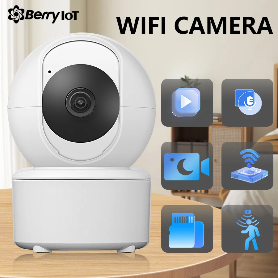 4MP 2MP WiFi Monitoring Camera Baby Monitor PTZ Indoor Security Camera CCTV Voice Intercom Night Vision Capability 1