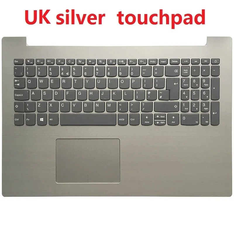 Eua Reino Unido sp Espanhol Francês fr Brasil br Teclado para Notebook Lenovo Ideapad 33015 330-15ikb 330-15igm 330-15ast com Tampa para Palmrest - Imagem 3