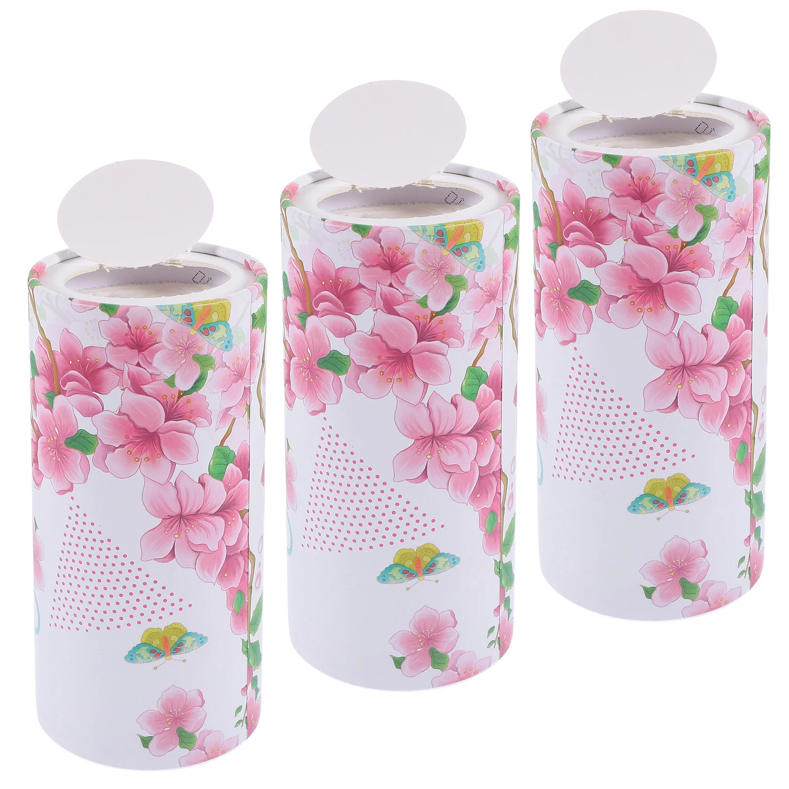 

3 Pcs Cylinder Pumping Paper Multi-function Facial Tissue Portable Face Wipes Adorable Car Napkin Convenient Neutral