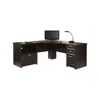 Magellan Performance 71"W L-Shaped Corner Desk - Espresso Finish for Modern & Functional Workspaces 2